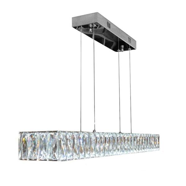 Pendente Dinâmica Led Dcd00728 Retangular 36w 3000k-6000k Biv