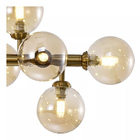 Pendente Dourado Com Globos Âmbar 95cm 16g9 14594-pl
