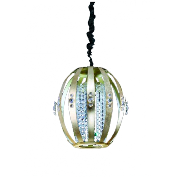 Pendente Dourado/cristal Clear 1xg9 Old Artisan Pd-4843-pin-c