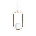 Pendente Drop Classic Dourado C/ Cabo De 2 Mt