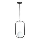 Pendente Drop Classic Preto C/ Cabo De 2 Mt