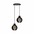 Pendente Duo - Drop Light - Preto