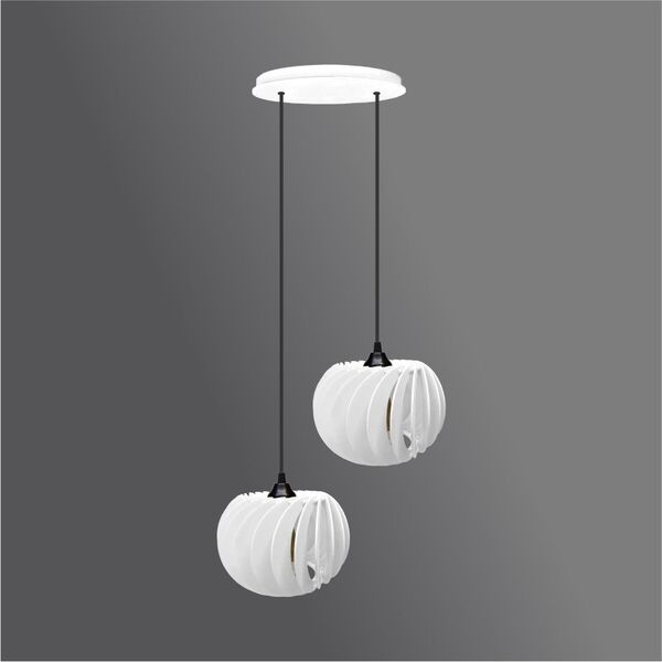 Pendente Duo - Turbine - Branco