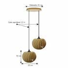 Pendente Duo - Turbine - Marfim