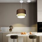 Pendente Duplo Cilíndrico Com Desvio De Centro Vivare Md-4360