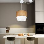 Pendente Duplo Cilíndrico Com Desvio De Centro Vivare Md-4362