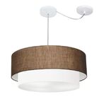 Pendente Duplo Cilíndrico Com Desvio De Centro Vivare Md-4363