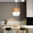 Pendente Duplo Cilíndrico Com Desvio De Centro Vivare Md-4364