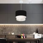 Pendente Duplo Cilíndrico Com Desvio De Centro Vivare Md-4364