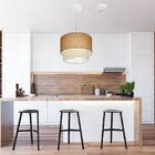 Pendente Duplo Cilíndrico Com Desvio De Centro Vivare Md-4365