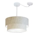 Pendente Duplo Cilíndrico Com Desvio De Centro Vivare Md-4365