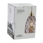 Pendente Conhaque Curvas 1xE27