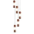 Pendente Ele 1/2 5 Lâmpadas G9 Bronzearte                Bron