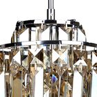 Pendente em Cristal e Metal KRI Âmbar Bella Ø18cm para 1 lâmp