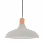 Pendente Em Gesso Cinza 35cm