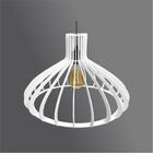 Pendente Em Madeira - Circus Light - Branco