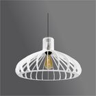 Pendente Em Madeira - Circus Light - Branco