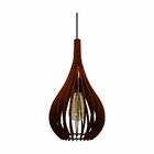 Pendente Em Madeira - Drop Mini - Marrom