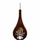 Pendente Em Madeira - Drop Mini - Marrom