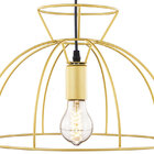 Pendente Em Metal 6600 - Mart - Dourado