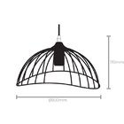 Pendente Em Metal Anagua 1xe27 Taschibra