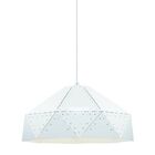 Pendente Em Metal Branco - 32cm