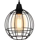 Pendente Em Metal Para 1 Lâmpada Curve Preto