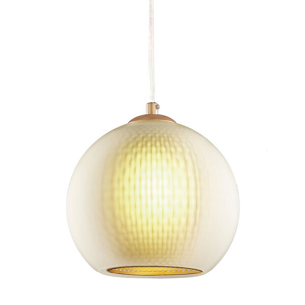 Pendente Em Vidro 19,5cm - Mart - Dourado