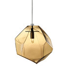 Pendente Em Vidro Âmbar