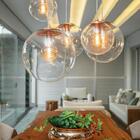 Pendente Em Vidro Esfera 20cm Madelustre Cristal