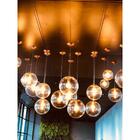 Pendente Em Vidro Esfera 30cm Madelustre Cobre