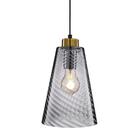 Pendente Em Vidro Fumê