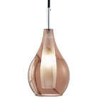 Pendente Em Vidro Translúcido - Mart - Cobre