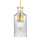 Pendente Em Vidro Transparente Lapidado 9,5 Cm 5696 - Mart -