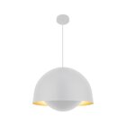 Pendente Ergo Alumínio Cabo Pp 2xe27 Blumenau Branco Fosco