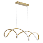 Pendente Espiral Alumínio Gold Space LLUM Bronzearte