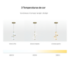 Pendente Espiral Alumínio Gold Space LLUM Bronzearte