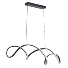 Pendente Espiral Alumínio Preto Space LLUM Bronzearte