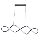 Pendente Espiral Alumínio Preto Space LLUM Bronzearte