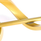 Pendente Espiral Dourado 40cm Led 12w 3000k Bivolt 14543-pl