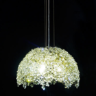 Pendente Est Met Dourado Cristal 14mm 80x30 8g9 - Lampluz