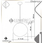 Pendente Estelar 40cm Cromado Startec 140260032