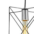 Pendente Estrela Aramado Perto Com Escovado