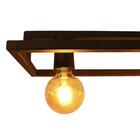 Pendente Eternity Hunter Trade Preto Para 3 Lâmpadas E27 Bivo