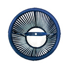 Pendente Externo Cone 1 Lâmpada Alumínio Azul Ibiza I Fibrarte