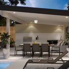 Pendente Externo 1 Lâmpada Branco Metal Colonial Sextavada IP44 Inspire