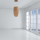 Pendente Externo 1 Lâmpada Marrom Eucalipto Camily Metalfran