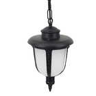 Pendente Externo 1 Lâmpada Preto Alumínio e Vidro IP43 Toulouse Biancoluce