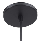 Pendente Externo 1 Lâmpada Metal Preto Esfera Transpassada Primor