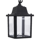 Pendente Externo 1 Lâmpada Preto Plástico IP33 Vintage Dital